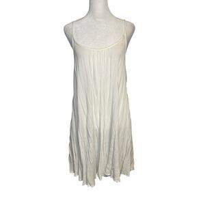 Roxy strappy white sun dress / swim cover-up size S